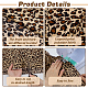2 m Polyestergewebe mit Tigermuster&nbsp;DIY-FG0008-12-3