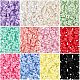 Nbeads 240Pcs 12 Colors 2-Hole Frosted Mini Resin Buttons Sets BUTT-NB0001-62-1