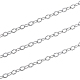 304 Stainless Steel Textured Cable Chains CHS-CJ0001-04P-4