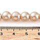 Chapelets de perles rondes en verre peint X-HY-Q330-8mm-42-4