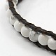 Fashion Gemstone Cord Beaded Bracelets BJEW-J054-15-2