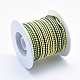 Cordón de cuero de microfibra trenzado OCOR-G004-A01-2