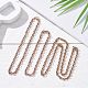 6Pcs 3 Style 304 Stainless Steel Cable Chain Jewelry Making Sets MAK-LS0001-01RG-6
