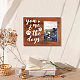 MDF Wood Photo Frames DIY-WH0231-074-7