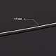 タイガーテールワイヤー  ステンレス鋼線  ステンレス鋼色  0.5mm  約196.85フィート（60m）/ロール TWIR-BC0001-12-0.5mm-3