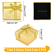 Pandahall elite 12pcs 3 cajas de anillo de caja de cartón de colores CBOX-PH0002-13-4