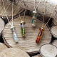 Craftdady kit per la creazione di ciondoli con bottiglia dei desideri fai da te DIY-CD0001-23-7