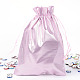レクタングル布地バッグ  巾着付き  ピンク  17.5x13cm ABAG-UK0003-18x13-11-1
