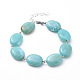 Bracelets de perles d'imitation de pierres précieuses acryliques BJEW-JB04683-2