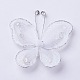 Polyester Schmetterling Dekoration DIY-WH0018-03F-2