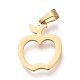 Apple 304 conjuntos de joyas de acero inoxidable. SJEW-K154-17G-5