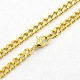 Men's 304 Stainless Steel Curb Chain Necklaces STAS-O037-57-2