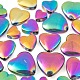 215 pièces 4 tailles plaquent des brins de perles d'hématite synthétique non magnétiques G-LS0001-56-4