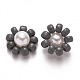 Ciondoli di perle di vetro FIND-R086-05F-2
