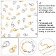 Unicraftale 64Pcs 8 Style 304 Stainless Steel Lobster Claw Clasps STAS-UN0024-81-5