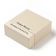 Cajas de cajón de regalo de joyería de papel de cartón OBOX-G016-B03-4
