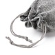 Sacs en polyester imitation toile de jute sacs à cordon X-ABAG-R005-14x10-04-4