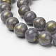 Chapelets de perles en jade Mashan naturel G-P232-01-A-4mm-1