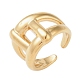 Polsino aperto in ottone&nbsp;RJEW-R143-01G-G-1