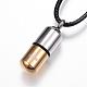 PU Leather Cord Pendant Necklaces NJEW-N0072-22-2