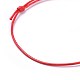 Fabrication de bracelet en corde de polyester ciré coréen écologiques BJEW-JB04256-06-2