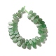 Natürliche grüne Aventurin-Perlenstränge G-B064-B06-3