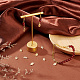 Unicraftale 10 pièces ovale doré avec breloques vierge marie 304 pendentifs médaille miraculeuse en acier inoxydable 0.8mm petit trou breloques pour la fabrication de bijoux bricolage artisanat STAS-UN0006-07G-3
