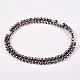 Electroplate Non-magnetic Synthetic Hematite Beads Strands G-J169B-4mm-07-2