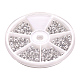 Perles d'espacement rondes plates en laiton écologiques KK-PH0023-01-NR-5