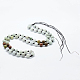 Natural Myanmar Jade/Burmese Jade Beads Necklaces NJEW-F202-A03-1