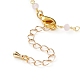 Bracelets de perles de verre à facettes BJEW-JB05853-01-3