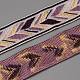Вышивка лентами из поликоттона в этническом стиле OCOR-WH0060-85-1