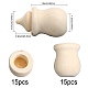30 шт. 2 бутылки из натурального дерева DIY-CA0005-05-2
