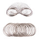 Stahldraht-Speicher, Platin Farbe, 23 Gauge, 0.6 mm