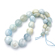 Natural Aquamarine Graduated Beads Strands G-T064-02-1