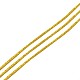 Eco-Friendly Dyed Shiny Round Metallic String Thread Polyester Cords OCOR-L003-M-3