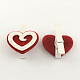 Valentines Ornaments DIY Wood Craft Ideas Photo Wall Decorations Heart Shaped Wooden Clothespins Postcard Paper Clips X-AJEW-Q078-02A-2