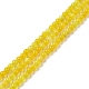 Fuoco naturale agata crepitio fili di perline G-G0004-B01-A-1