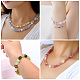 Craftdady 150pcs 15 couleurs perles de pierres précieuses mélangées naturelles G-CD0001-07-6