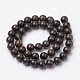 Chapelets de perles en bronzite naturel G-S272-01-6mm-2