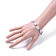 Acrylic Imitation Gemstone Style Beads Bracelets BJEW-JB04684-4