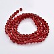 Faceted Bicone Glass Beads Strands EGLA-P017-3mm-12-2