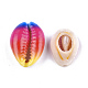 Printed Cowrie Shell Beads SSHEL-T007-14D-2