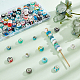 Nbeads 80 pcs empreintes de patte de chien motif acrylique perles européennes OPDL-NB0001-16-5