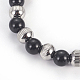 304 Stainless Steel Charm Bracelets BJEW-I268-08-4