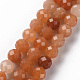 Natural Red Aventurine Beads Strands G-S362-116E-1