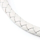Geflochtene Kordel-Armbänder aus Rindslederimitat für Paare BJEW-JB06443-55