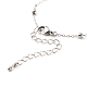 Handmade Brass Satellite Chain Bracelets Making Accessories AJEW-JB01025-01-4