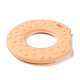 Donut Food Grade Eco-Friendly Silicone Focal Beads SIL-Q023-01D-2