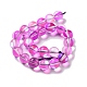 Chapelets de perles en pierre de lune synthétique&nbsp;G-P528-J02-03-2